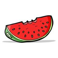 Cartoon Watermelon Slice N26
