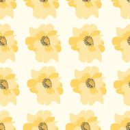 flower seamless pattern concept of retro style color N3