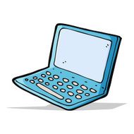 Cartoon Laptop Computer N37