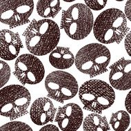 Horror theme repeating background Skulls background