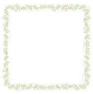 vector floral frame border N2