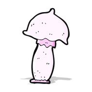 cartoon mushroom N142