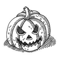 Halloween Pumpkin Drawing N2