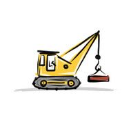 Ð¡aterpillar crane construction equipment for your design