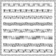 Line Border Set And Frame N4