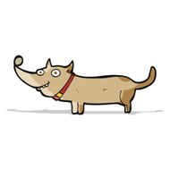 cartoon happy dog N129