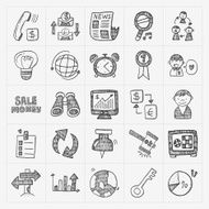 doodle business icon N17