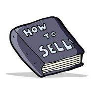 cartoon how to sell book N13