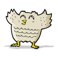 Cartoon Owl N243