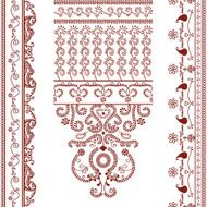 Mehndi Border Designs