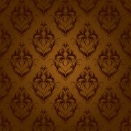 Seamless background -Gothic motif in brown