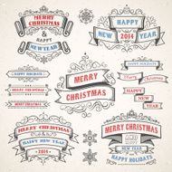 Christmas Banners and Labels