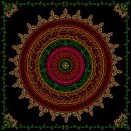 Colorful Circle With Frame N2