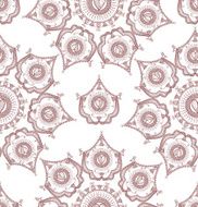 henna seamless design N14