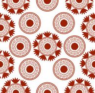 henna seamless pattern