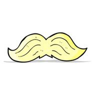 Cartoon Mustache N60