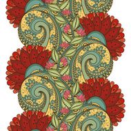 Vector seamless floral pattern N199
