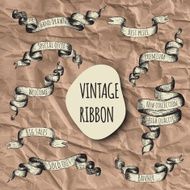 Vintage ribbons set N2