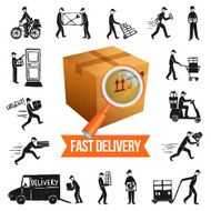 Fast Delivery Illustration