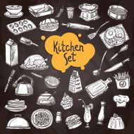 Food Chalkboard Set N2