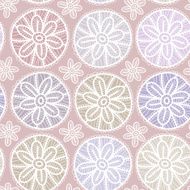 Seamless pattern Vintage lace design Pastel purple violet color