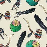 Indian native seamless pattern N2