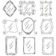 doodle picture frames