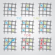 Playing tic tac toe