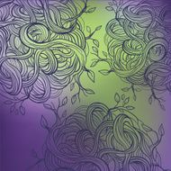 Abstract pattern with plant roots