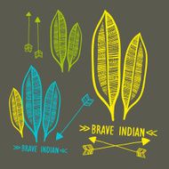 Doodle indian signs