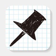 Doodle thumbtack N18