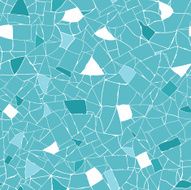 Blue Mosaic Seamless Pattern