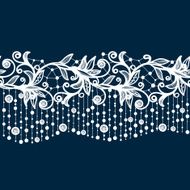 Abstract Lace Ribbon Seamless Pattern