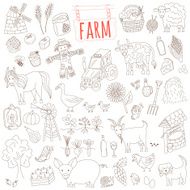 farm doodle set