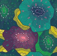 Abstract seamless floral pattern N4