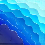 Sea background with blue waves