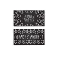 Farmers Market Cards Hand-sketched