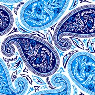 Oriental paisley seamless pattern N4