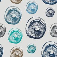 Mushrooms pattern