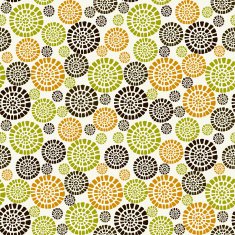 Seamless floral doodle summer texture