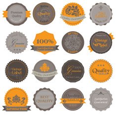 Set of Label Icons
