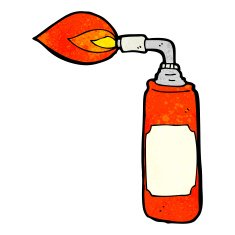 Cartoon Blow Torch N9