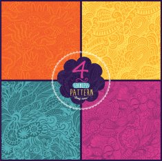 Abstract background doodle pattern N87