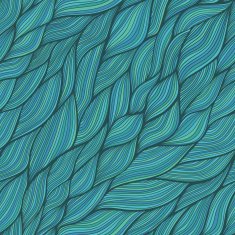 Abstract retro wave doodle pattern N5