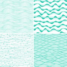 Abstract background pattern set