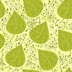 Green leaves seamless