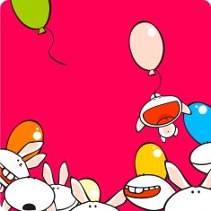 Cute white bunnies