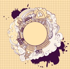 City Label notebook drawing