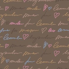 pattern with hand writing elements N2