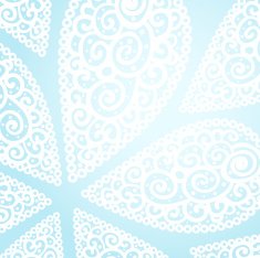 Vector doodle twirl drops background